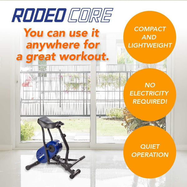  Rodeo Core Compact Core Trainer Workout Equipment for Leg Thighs Buttocks Calves Rodeo Core Exerciser