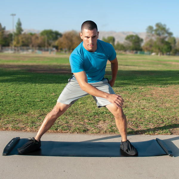 Slide Board Mat 6-ft with Booties & Carrying Bag for Exercise