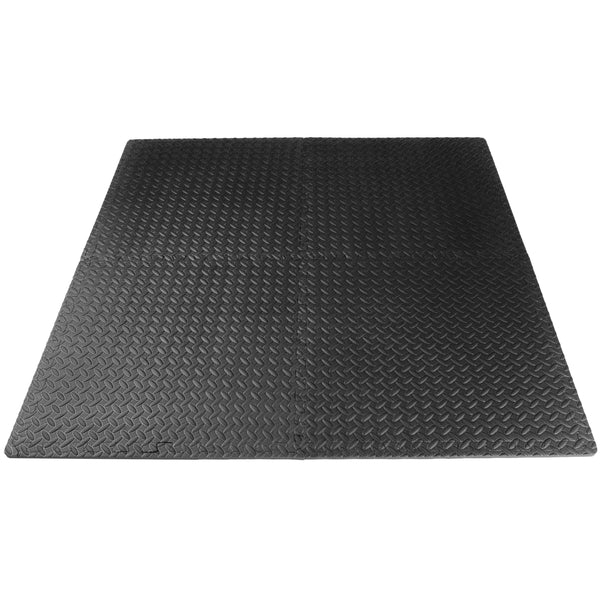 Puzzle Exercise Mat, 1/2" Thick EVA Foam Interlocking Tiles