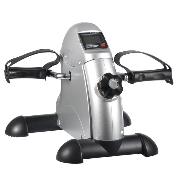 Pedal Exerciser - Stationary Exercise Leg Peddler - Low Impact, Portable Mini Cycle Bike for Under Your Office Desk - Slim Design for Arm or Foot - Small