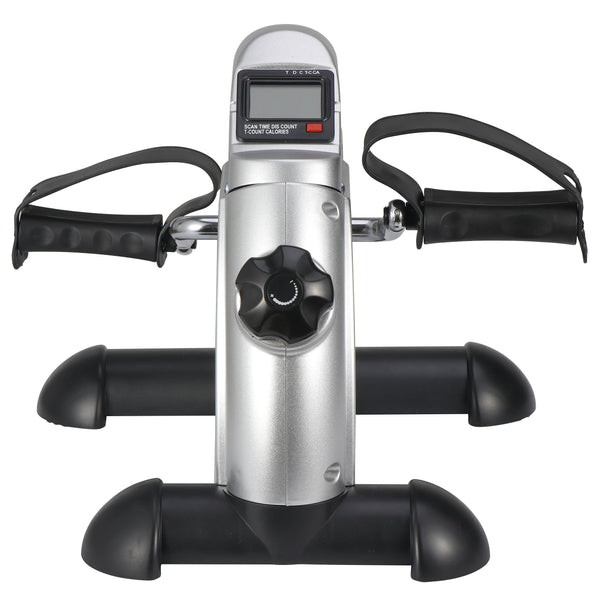 Pedal Exerciser - Stationary Exercise Leg Peddler - Low Impact, Portable Mini Cycle Bike for Under Your Office Desk - Slim Design for Arm or Foot - Small