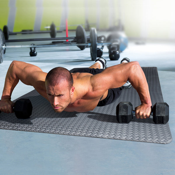 Barbell Antimicrobial EVA Foam Exercise Mat