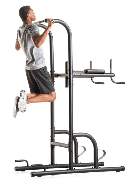 Power Tower with Four Workout Stations