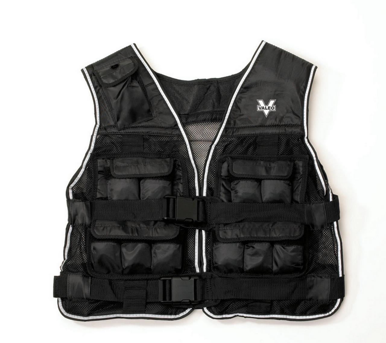 20-Pound Weighted Vest With Removable 1 Pound Packs To Adjust From 1 to 20 Pounds