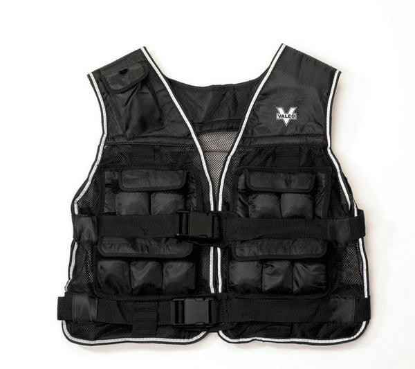 20-Pound Weighted Vest With Removable 1 Pound Packs To Adjust From 1 to 20 Pounds