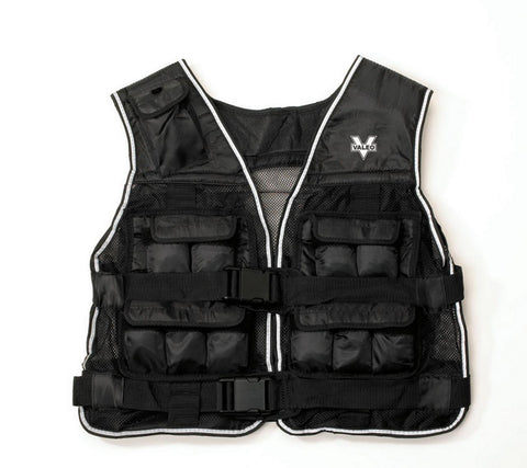 20-Pound Weighted Vest With Removable 1 Pound Packs To Adjust From 1 to 20 Pounds