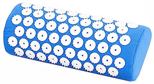 FIT Acupressure Mat and Pillow Set for Back and Neck Pain Relief and Muscle Relaxation Massage