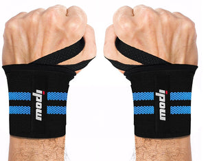 Wrist Strap 18.5" Men & Women Weight Lifting Neoprene Compression Wrist Brace with Thumb Loops, Wrist Band Workout Athletic