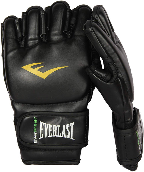 Everlast Mixed Martial Arts Grappling Gloves, XL, Black