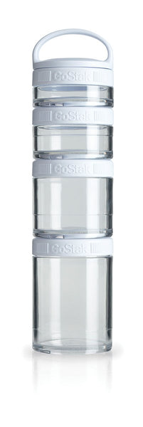 BlenderBottle GoStak Snacking Mini Containers Starter 4pk, White