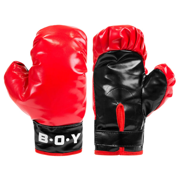 Best Choice Products Kids  Adjustable Standing Boxing Punching Bag Set w/ Spring, Metal Stand, Gloves