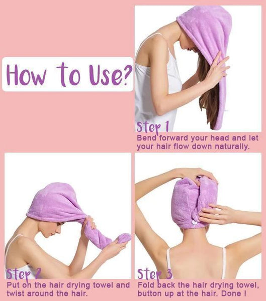 Magic Instant Dry Hair Towel