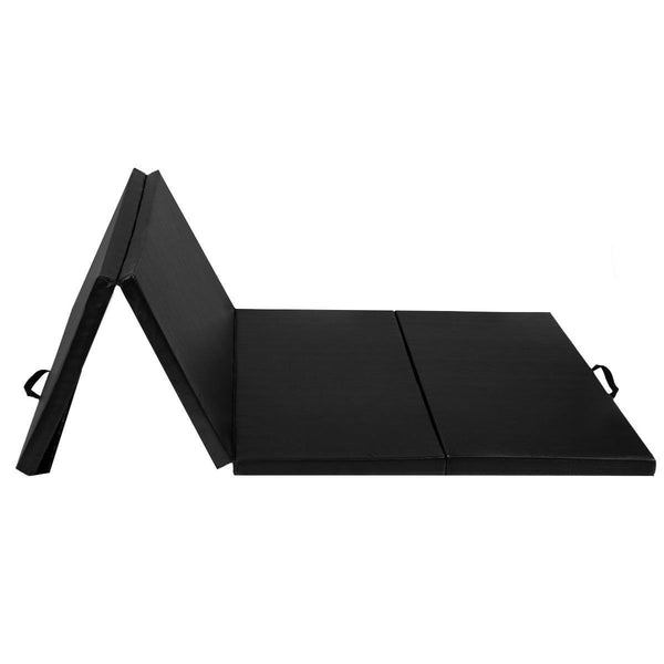 Black 4'x10'x2" Thick Folding Panel Gymnastics Mat Gym Fitness Exercise Mat