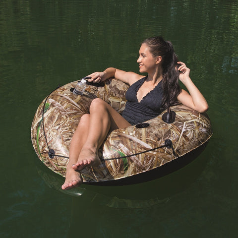  47 Inches Lake Runner Inflatable Inner Tube Float, Camouflage