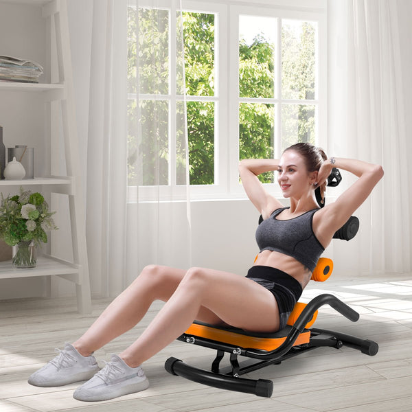 Costway Core Ab Trainer Bench Abdominal Stomach Exerciser Workout Gym Fitness Machine