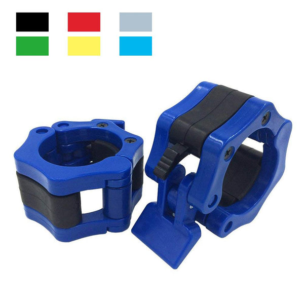 Barbell Clamps -Quick Release Pair of Locking 2" Olympic Size Barbell Clamp-Quick Release Barbell Clips for Pro Training
