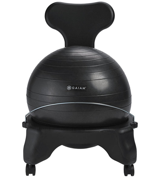 Gaiam Balance Ball Chair, Black