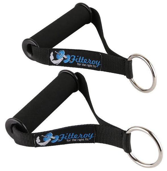 Heavy Duty Exercise Handles for Cable Machines and Resistance Bands (1 pair)
