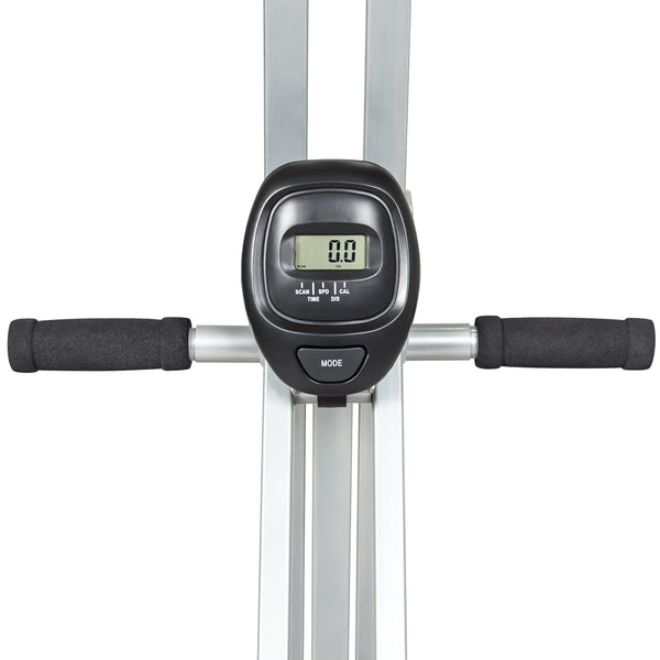 Best Choice Products 2 in 1 Total Body Vertical Climber Magnetic Exercise Bike Machine - Black/Gray