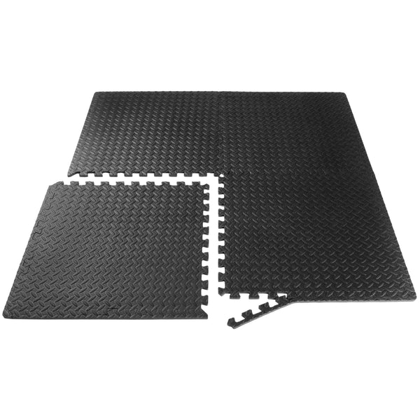 Puzzle Exercise Mat, 1/2" Thick EVA Foam Interlocking Tiles