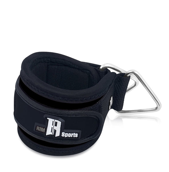 Ankle Strap For Cable Machine - Best Ankle Cuff For Leg Workout Equipment - Cuffs For Leg Exercise And Workout Machine - Ideal Ankle Cable Straps For Men And Women - Black