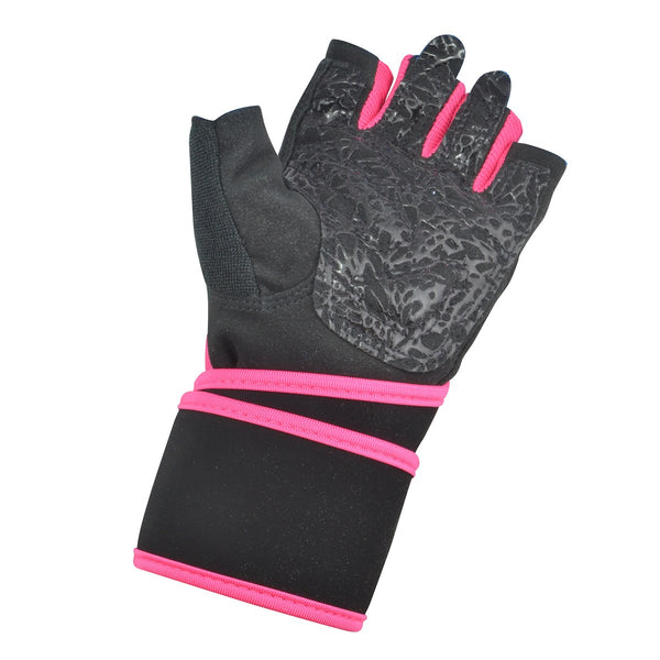 Half Finger Sports Exercise Gloves Anti-Slip Gel Padding Wrist Wrap Mens Womens Breathable Lycra Washable Weight Lifting Fitness Cycling