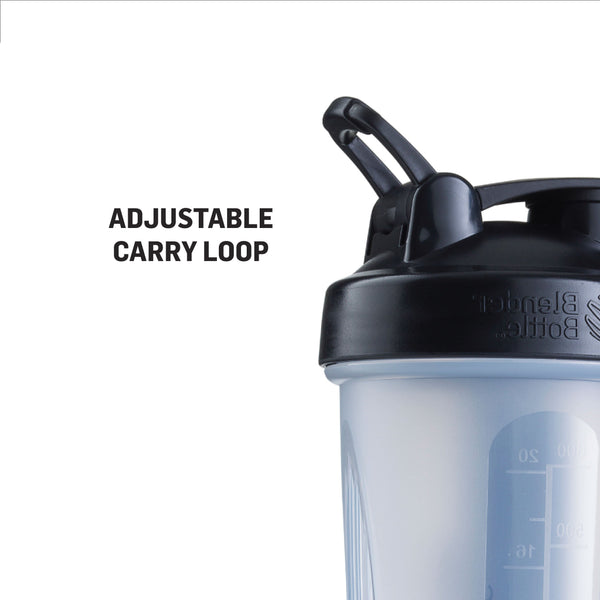 BlenderBottle 20oz Classic Shaker Cup Clear/Black