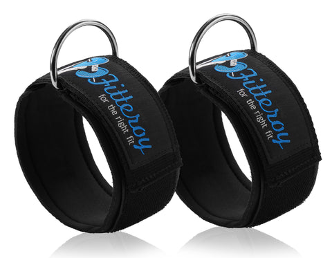 Ankle Straps for Cable Machine and Resistance Exercises (Pair)