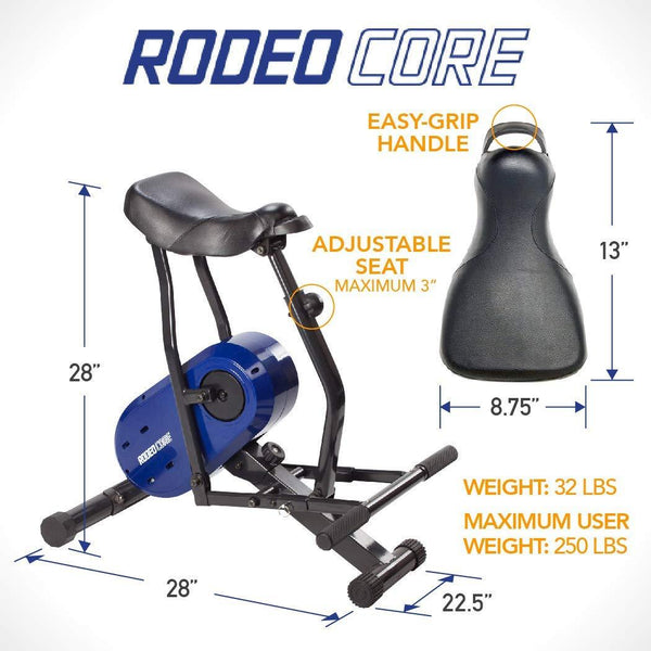  Rodeo Core Compact Core Trainer Workout Equipment for Leg Thighs Buttocks Calves Rodeo Core Exerciser