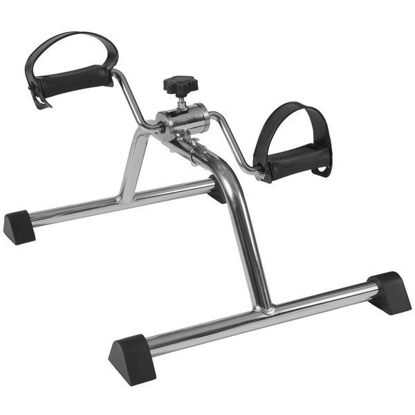 DMI Lightweight Mini Pedal Exerciser Leg and Arm Exerciser, Silver