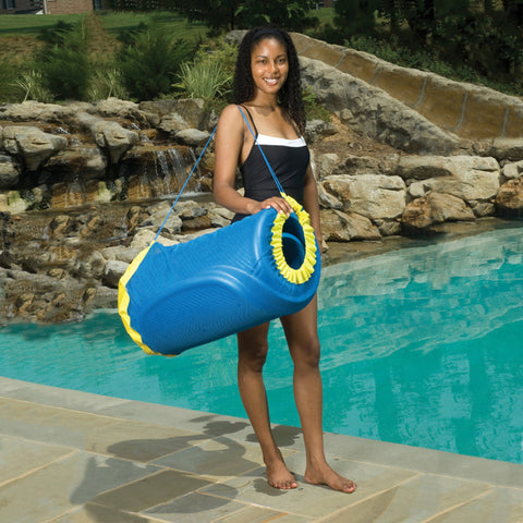 Blue Wave Handy Tote for Pool Floats, 30"L x 16"diam. - Blue