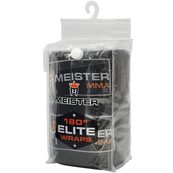 Meister ELITE 180" Adult Hand Wraps for MMA & Boxing (Pair)