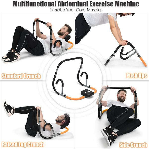  Fitness Crunch Abdominal Exercise Workout Machine for Glider Roller & Pushup
