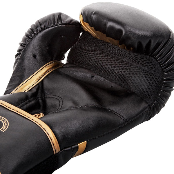 Venum Challenger 2.0 Hook and Loop Training Boxing Gloves - 16 oz. - Black/Gold