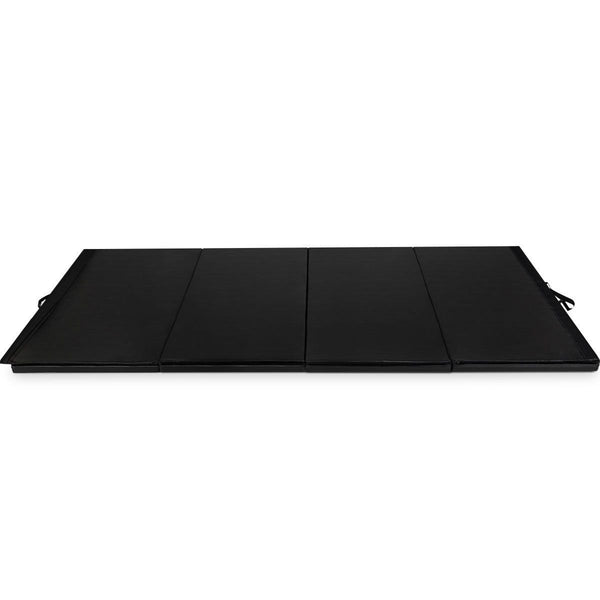 Black 4'x10'x2" Thick Folding Panel Gymnastics Mat Gym Fitness Exercise Mat