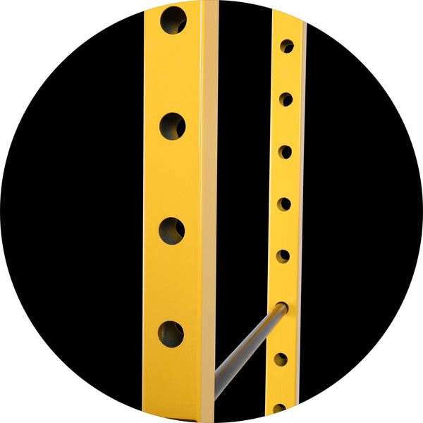 Essentials 1000-Pound Capacity Multi-Function Adjustable Power Cage with J-Hooks, Dip Bars and Other Optional 