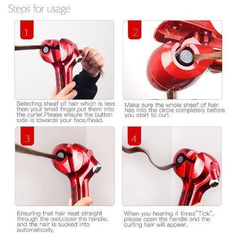Hair Curler - Automatic Curling Iron with Heating Roller